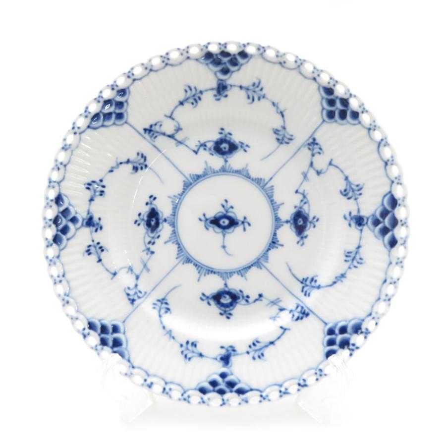 ロイヤルコペンハーゲン ブルーフルーテッド フルレース プレート 15cm