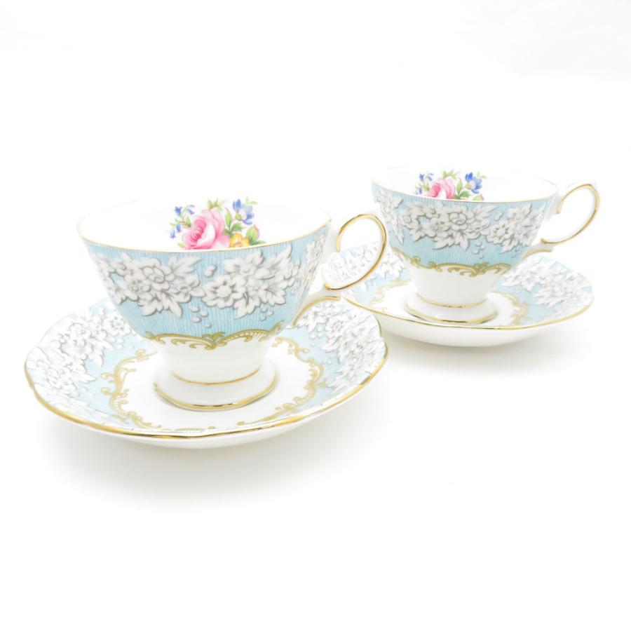 美品】ロイヤルアルバート☆勿忘草・メモリーレーン☆トリオ ペア