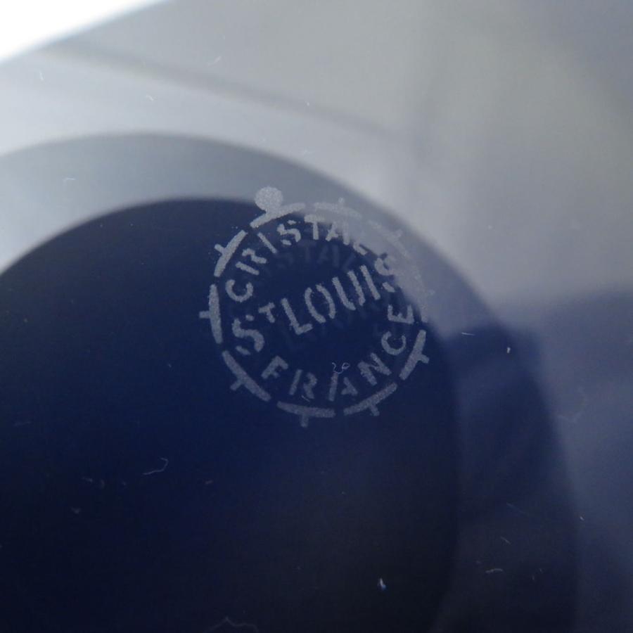 サンルイ 美品 SAINT LOUIS 中皿 2枚 クリスタル ペア 19cmプレート