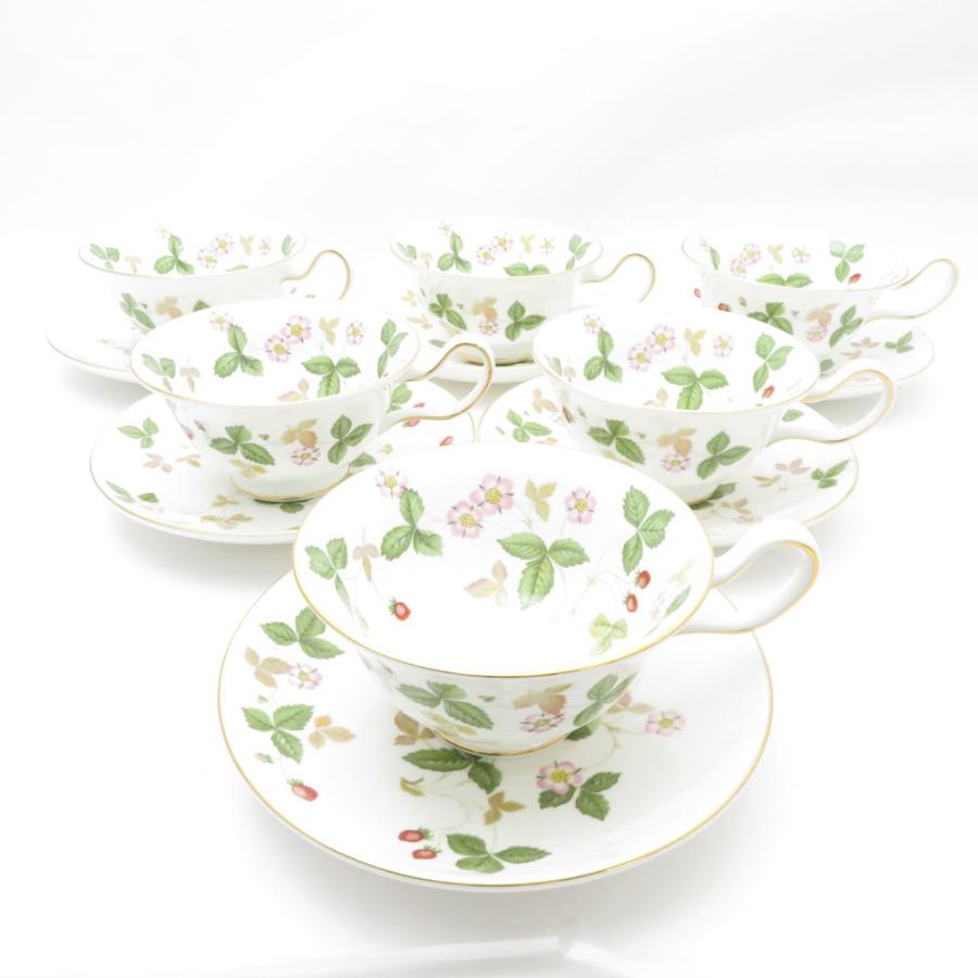 美品 WEDGWOOD ウェッジウッド ワイルドストロベリー ティーカップ 