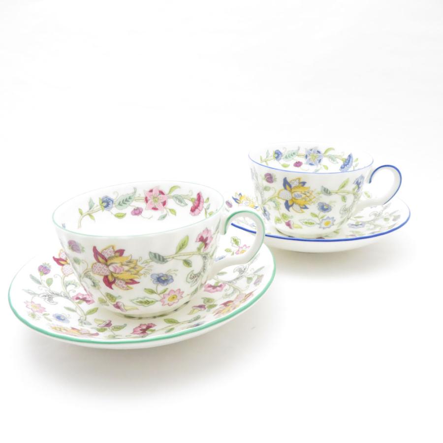 美品 MINTON ミントン ハドンホール/ハドンホールブルー ティーカップ 