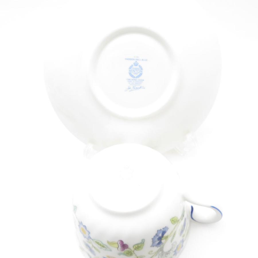 美品 MINTON ミントン ハドンホール/ハドンホールブルー ティーカップ 