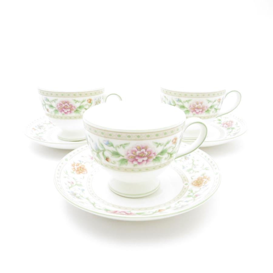 WEDGWOOD ウェッジウッド ブロケード ティーカップ＆ソーサー 3客 