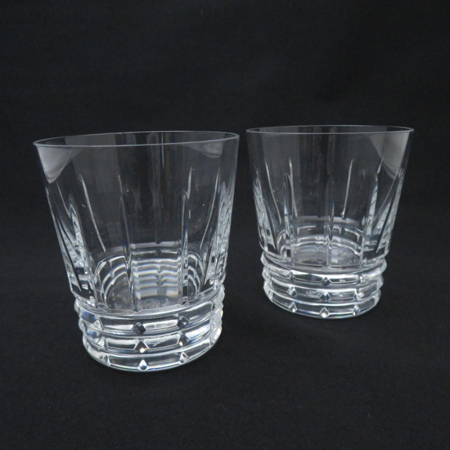 美品 Baccarat バカラ アルルカン タンブラー 2点 クリスタル ペア 