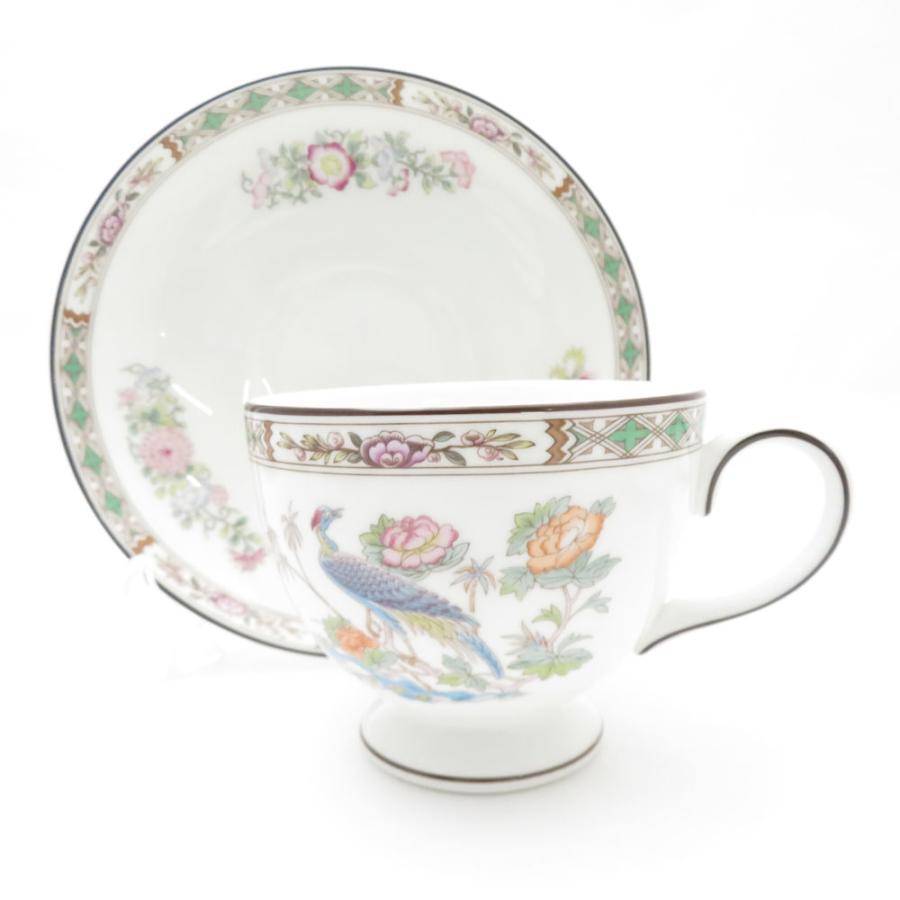 美品 WEDGWOOD ウェッジウッド クタニクレーン ティーカップ＆ソーサー  