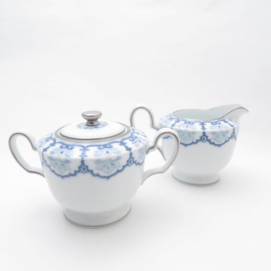 大倉陶園 美品 OKURA 呉須正倉院 シュガーポット＆クリーマー 2点