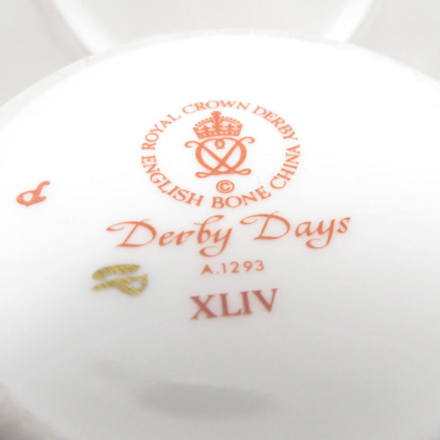 美品  Crown Derby ロイヤルクラウンダービー Derby Days コーヒーカップ＆ソーサー SY10464J Royal Crown Derby 美品 ロイヤルクラウンダービー Days