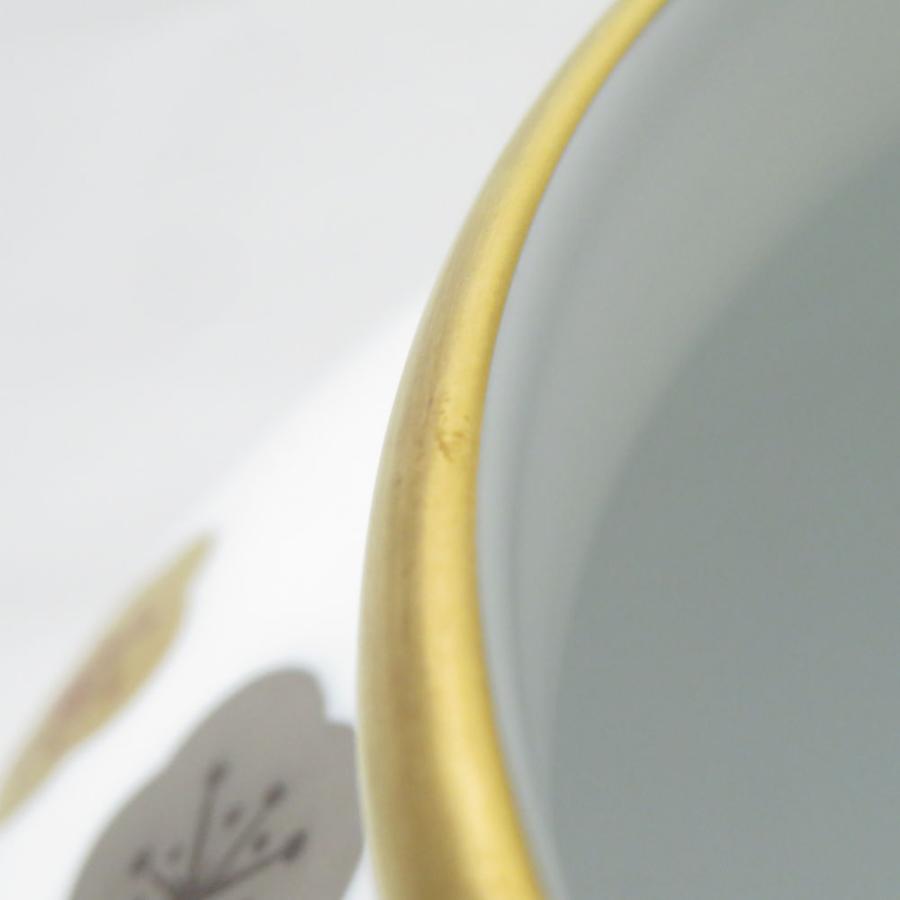 大倉陶園 美品 OKURA 梅 花瓶 花びん ベース フラワー 置物 SY11027B2