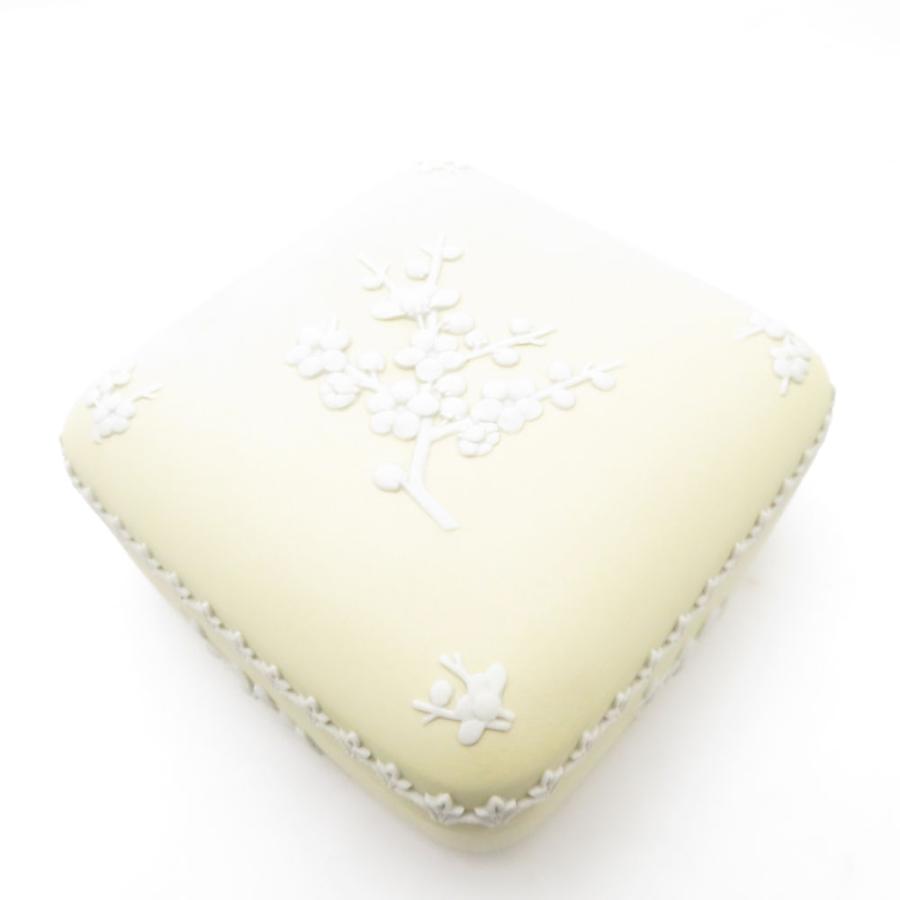 WEDGWOOD 美品 ウェッジウッド ジャスパー 小物入れ プリムローズ 梅  