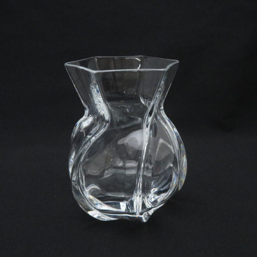 バカラ（Baccarat） 美品 コローユ 花瓶 クリスタル 花びん 花生