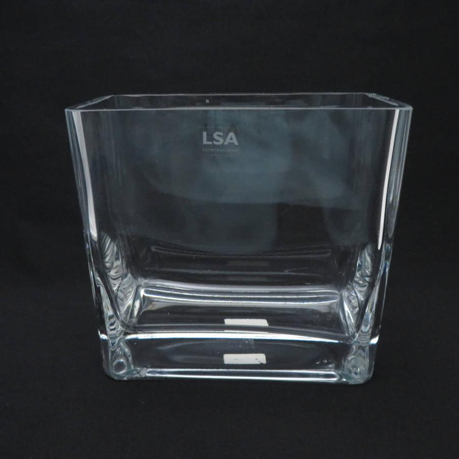 LSA エルエスエー CITY RECT VASE 20cm 花瓶 フラワーベース 花びん
