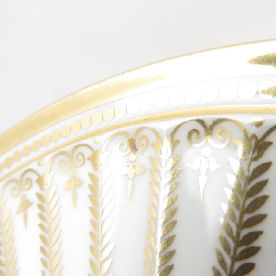 美品 SEVRES セーブル 金彩ストライプアンピール様式 1824〜30年