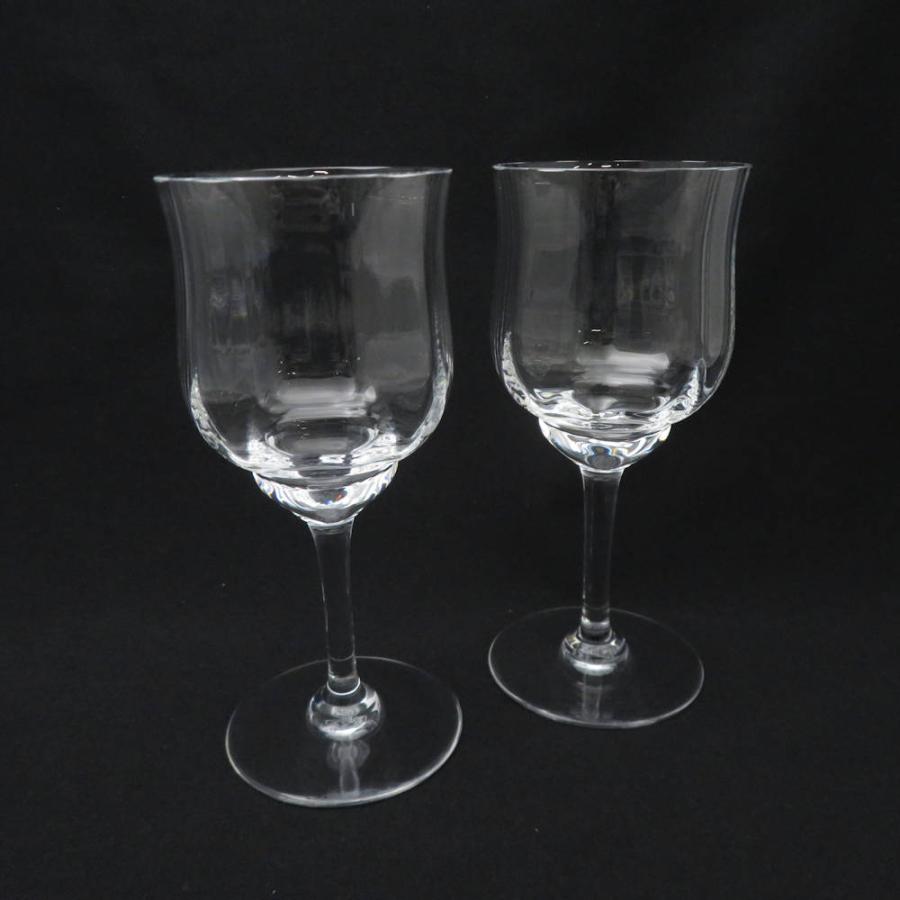 バカラ（Baccarat） 美品 カプリ ワイングラス 1客 H16 ペア