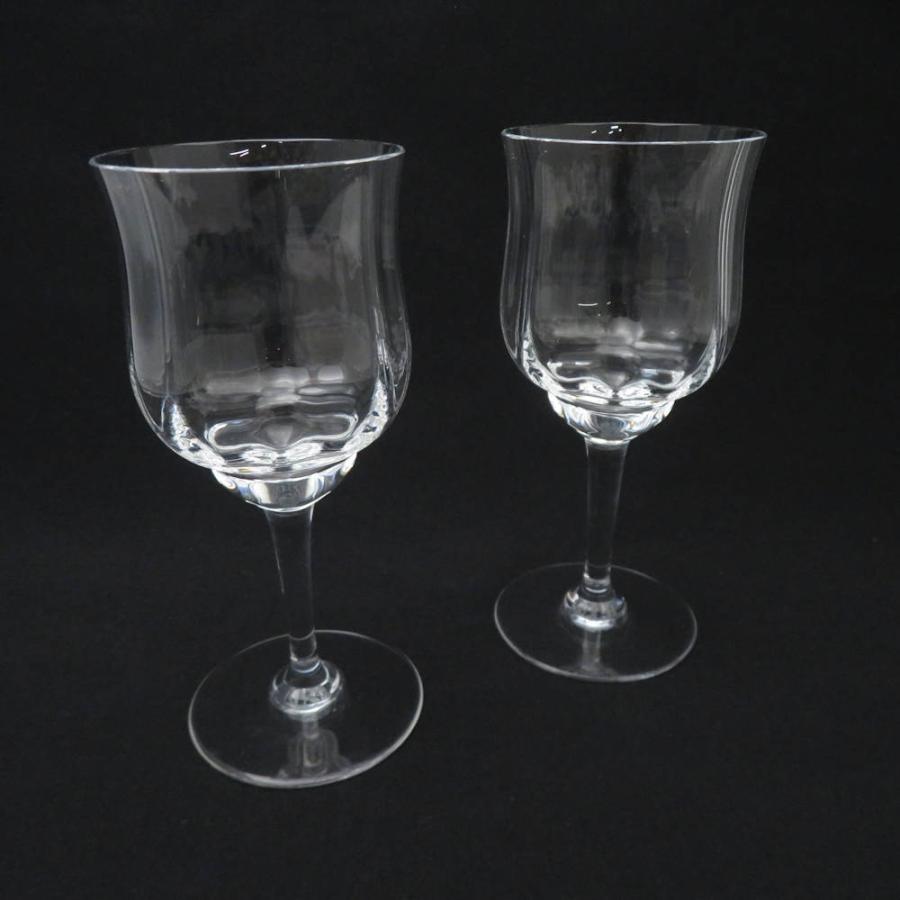 バカラ　ワイングラス１客 バカラ（Baccarat） 美品 カプリ ワイングラス 1客 H16 ペア SY12556A2