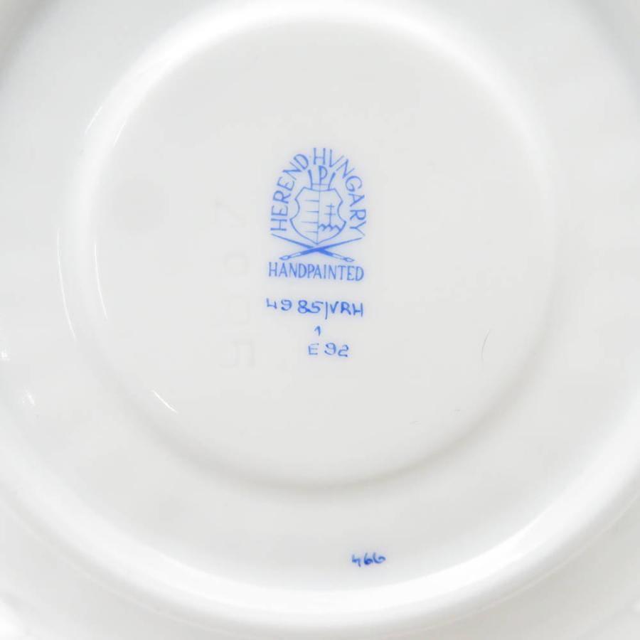 美品 Herend ヘレンド ウィーンの薔薇 4985 VRH アンピールカップ＆ソーサー 1客 バラ チョコレート レア 希少 SY12582H1 ヘレンド（HEREND） 美品 ウィーンの薔薇 4985 VRH アンピールカップ