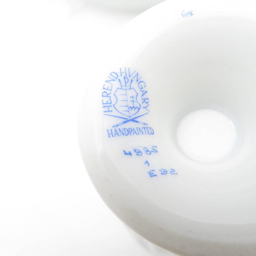 Herend - 美品 Herend ヘレンド ウィーンの薔薇 4985 VRH アンピールカップ＆ソーサー 1客 バラ チョコレート レア 希少 SY12586H1 ヘレンド 美品 Herend ウィーンの薔薇 4985 VRH アンピール