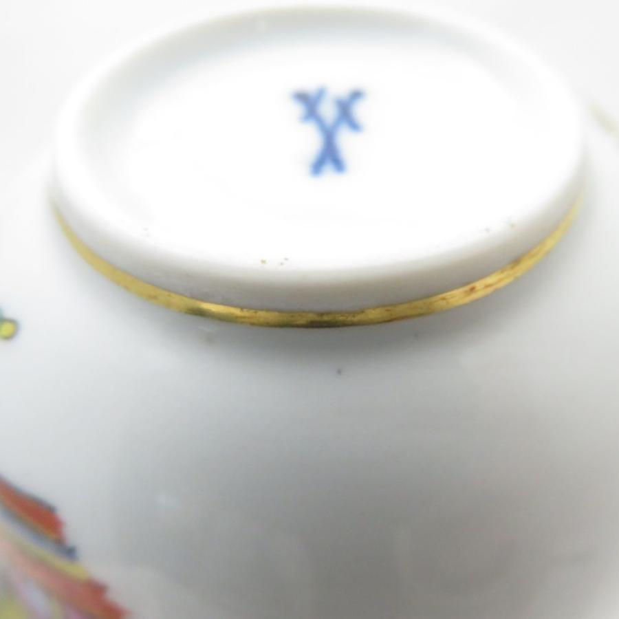 マイセン MEISSEN 竹虎 ティーカップ＆ソーサー 柿右衛門