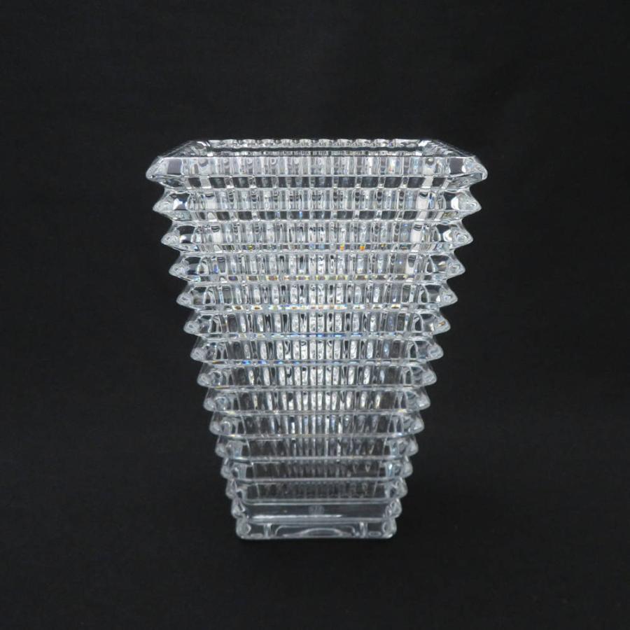 バカラ（Baccarat） 美品 アイ ベース スクウェア S 花瓶 1点
