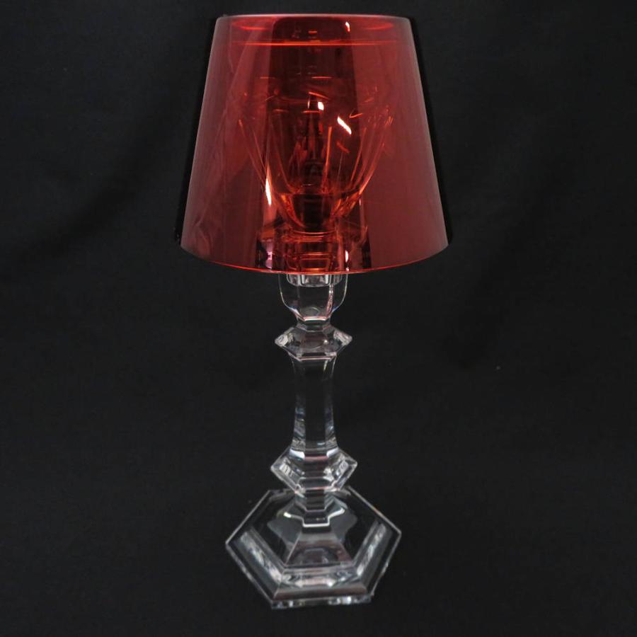 【Baccarat(バカラ)】キャンドルスタンド　正規品　クリスタル　置物 バカラ（Baccarat） アワファイヤー キャンドルスタンド 1点