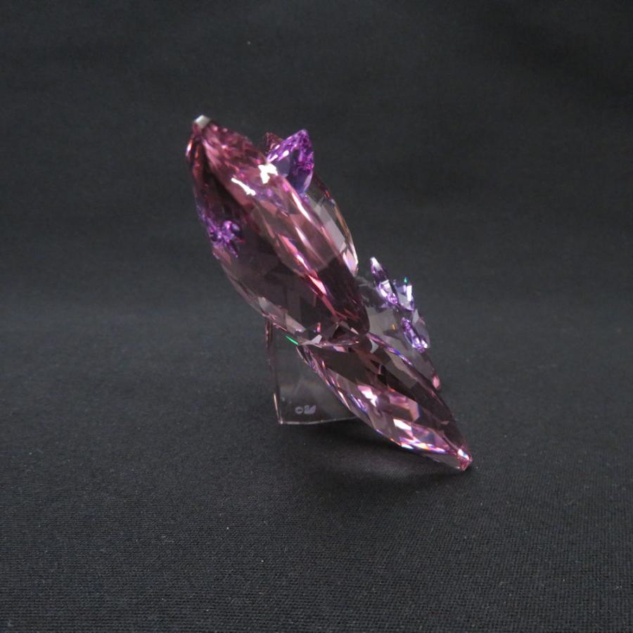 Swarovski 紫色 蝶 置物 Swarovski 蝶の置物 紫 - メルカリ