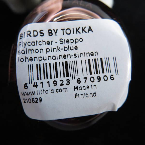 iittala 美品 イッタラ BIRDSBYTOIKKASIEPPO サーモンピンク・ブルー  