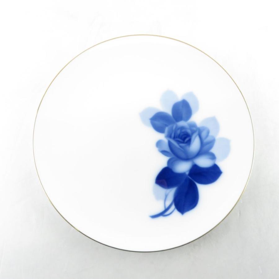 大倉陶園花柄金彩ディナープレート27cm