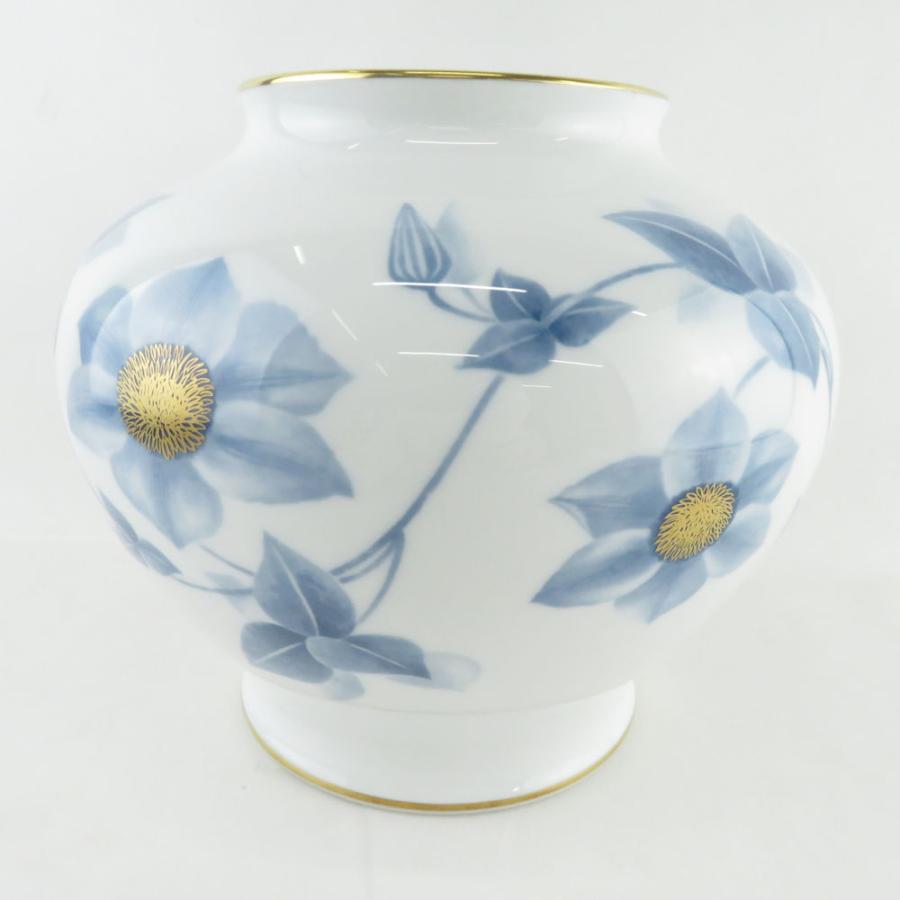 大倉陶園 花瓶 ベース クレマチス 【公式通販】