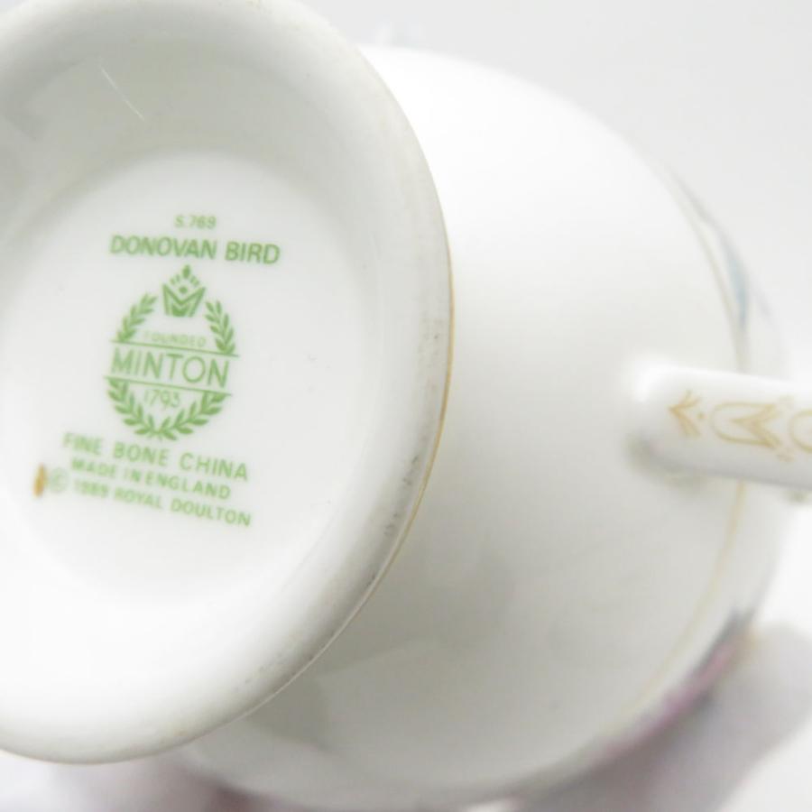 MINTON 希少DONOVAN BIRD ドノバンバードカップ＆ソーサー 4客 MINTON ミントン DONOVAN BIRD ドノバンバード ティーカップ