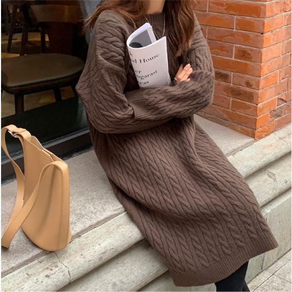 ワンピース レディース 秋 冬 春 カジュアル ファッション コーデ シンプル 定番 セレカジ 代 30代 40代 ミドル丈 キレナチュ Op Ot 04 Urubei 通販 Yahoo ショッピング