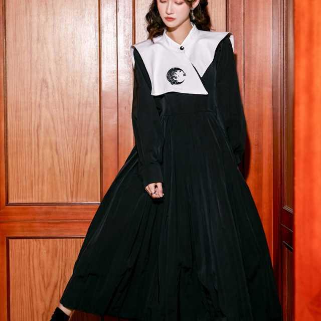 ワンピース ロリータ ロリータワンピース クラロリ レディース キュート エレガント シスター シスターファッション ロング丈 長袖 夢かわ Op Tkk 0702 Urubei 通販 Yahoo ショッピング