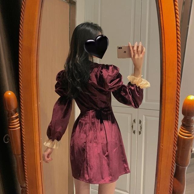 ワンピース ロリータ ロリータワンピース クラロリ 甘ロリ クラシカル レトロ シスター ファッション ミディアム丈 長袖 夢かわ ロマ Op Tkk 0705 Urubei 通販 Yahoo ショッピング