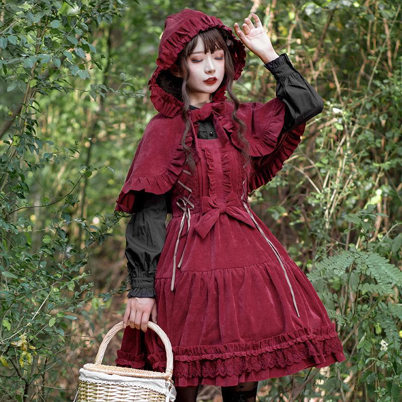 全3色 ワンピース ロリータ ロリータワンピース 甘ロリ ゴスロリ 可愛い プリンセス ロリータ風ワンピ クラシカル ミディアム丈 膝上 長袖 夢かわ Op Tkk 0708 Urubei 通販 Yahoo ショッピング