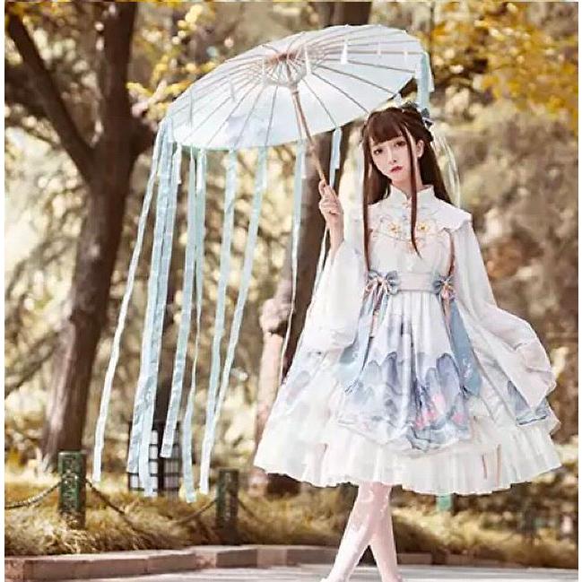 人気デザイナー 中華ロリータ 華ロリ ワンピース 中華風ワンピース 可愛い 華ロリワンピース ロリィタ 夢かわ ロマンティック 可愛い コスプレ 小悪魔 量産型 地雷系 コーデ売り フルセット ワンピース チュニック Thunda2 Com Au