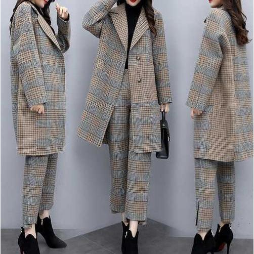 韓国 セットアップ レディース 大人 スタイル かっこいい おしゃれ 式30 かわ大 カジュドレ