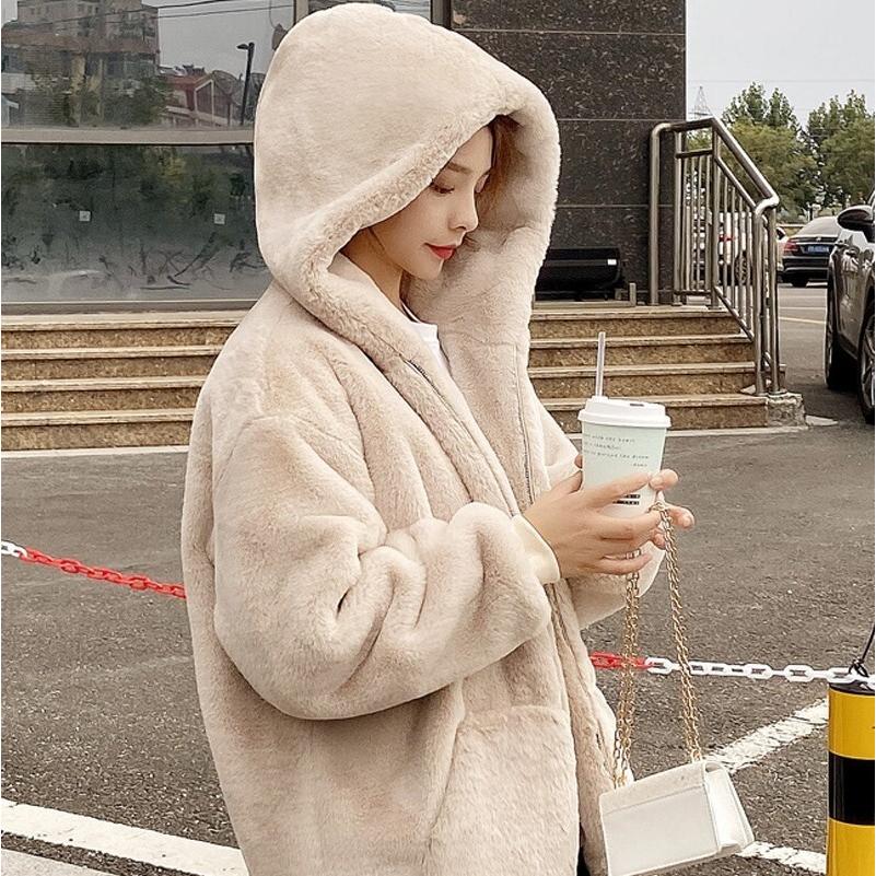 アウター レディース コート ファーコート ラビットファー アウター レディース レディースファッション かわいい トレンド パーカー かわ大 かわ小 Ot Ot 0035 Urubei 通販 Yahoo ショッピング