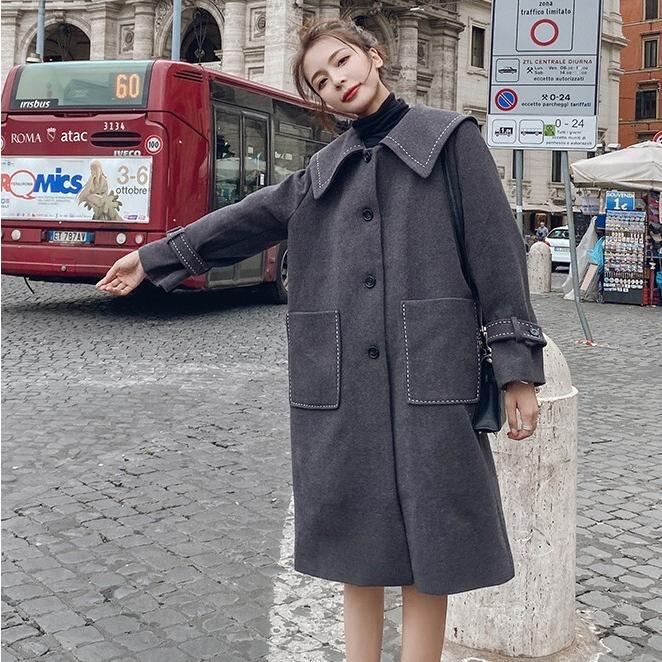 アウター レディース コート ロングコート 膝下丈 長袖 スリット 大きいサイズ カジュアル オフィス シンプル かわ大 かわ小 Ot Ot 00 Urubei 通販 Yahoo ショッピング