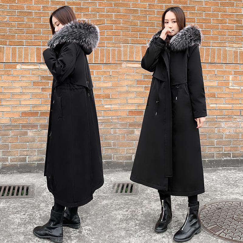 アウター レディース モッズコート ロング丈 レディース 冬 ファー付き フード付き コート エコファー ブラック コート きれいめ かわ大 かわ小 Ot Ot 0148 Urubei 通販 Yahoo ショッピング