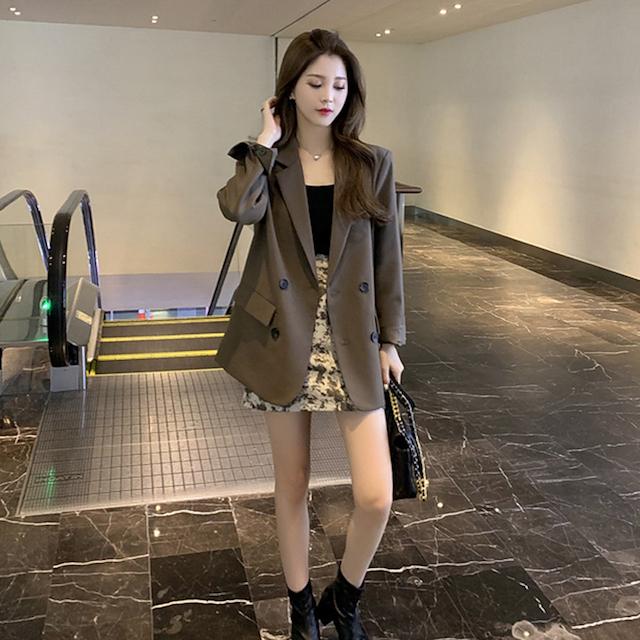 アウター レディース テーラード ジャケット カジュアル 春 秋 黒