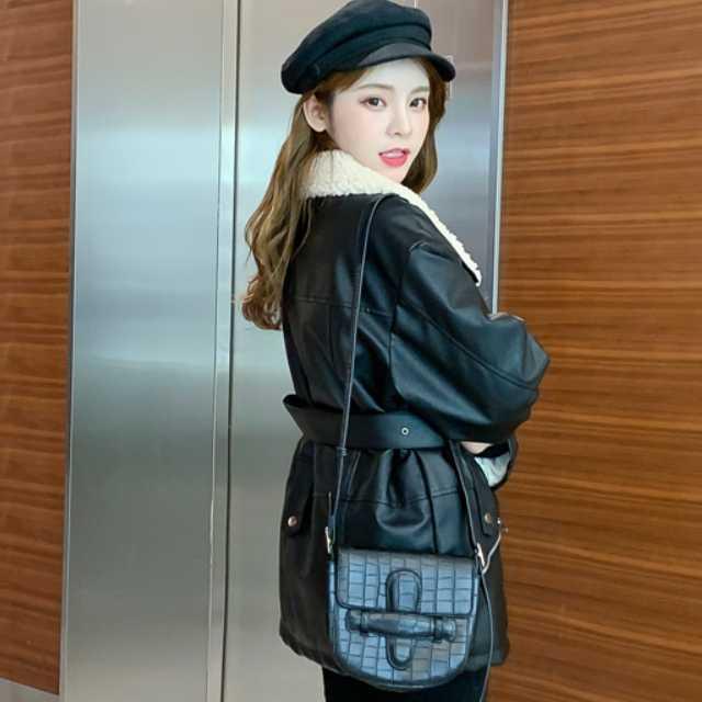 アウター レディース ジャケット 秋 冬 ライダースジャケット ボアジャケット ショートコート ボア ライダース もこもこ 裏起毛 黒 コート トレ定 Ot Ukk 0841 Urubei 通販 Yahoo ショッピング