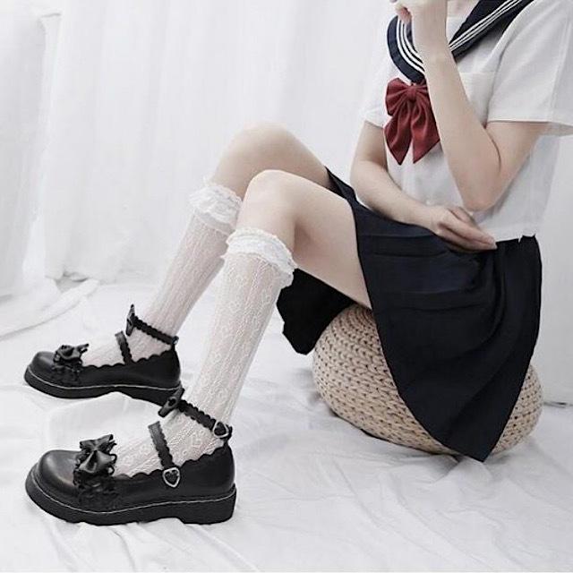 リボン 乙女可愛い キュート ローファー ロリィタ脱げにくい ぺたんこ靴 ガーリー 姫可愛い 履きやすい 脱げにくい 学生 Ss Ttk 0733 Urubei 通販 Yahoo ショッピング