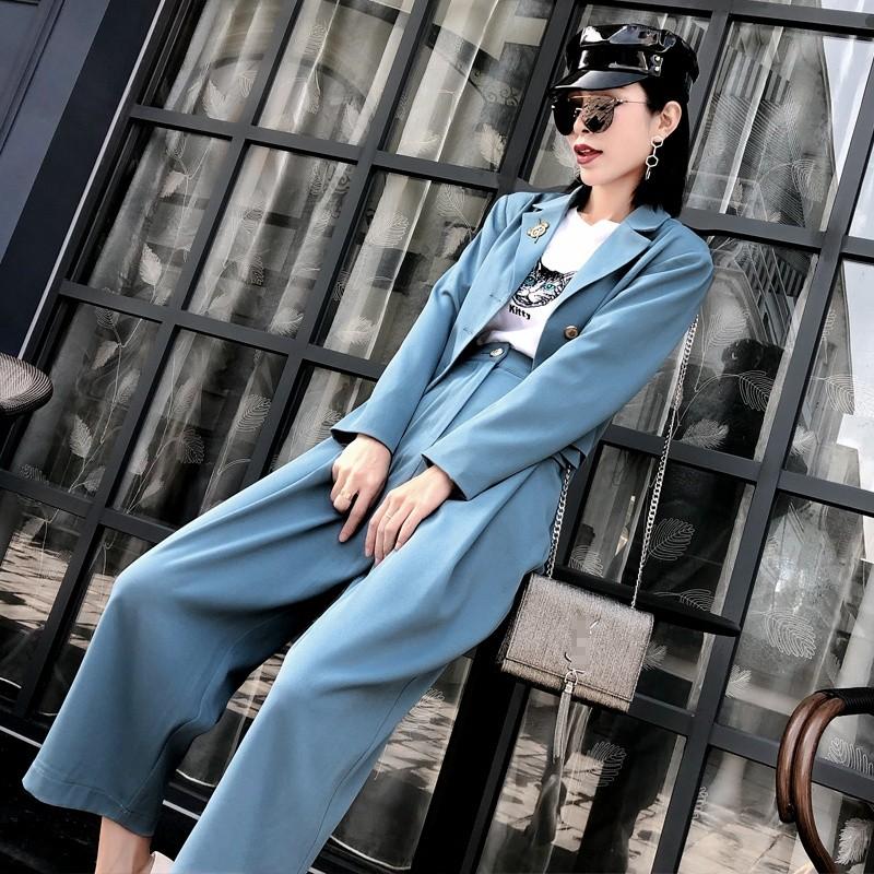 セットアップ スーツ レディース 小さめ ジャケット ズボン ツーピース スモーキーブルー ワインレッド かわ小 Su Y 0010 Urubei 通販 Yahoo ショッピング