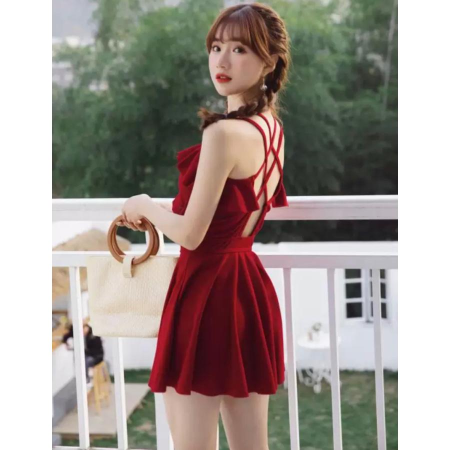 ワンピース 水着 大人 かわいい 体型カバー オールインワン お腹 隠せる エロい水着 セクシー ワンピース水着 Sw Utk 1060 Urubei 通販 Yahoo ショッピング