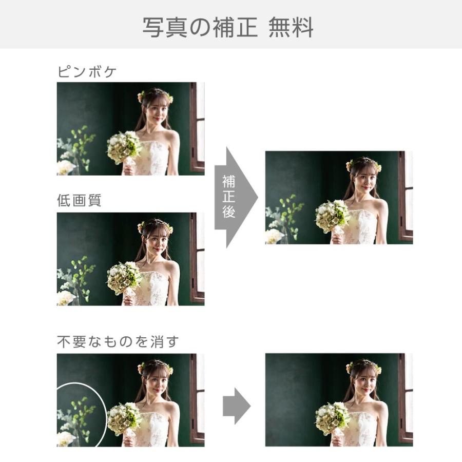 アクリル製》写真で作るウェルカムボード【写真補正無料】選べる4