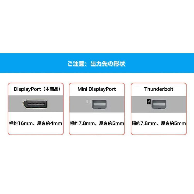 DP-HDMI変換アダプタ ディスプレイポート HDMI 変換ケーブル 26mm 24金メッキ 金コネクタ 3D映像 FULL HD 1080p ハイビジョン DisplayPort オス- HDMI メス｜urushibara-store｜08