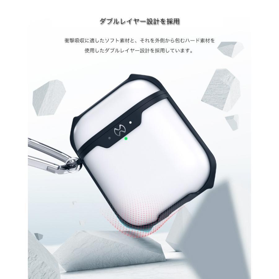 エアポッズ プロ ケース 耐衝撃 AirPods Pro カバー カラビナ付 airpods2 airpods ケース ワイヤレス充電対応 衝撃吸収 おしゃれ 水洗い可 指紋防止｜urushibara-store｜08