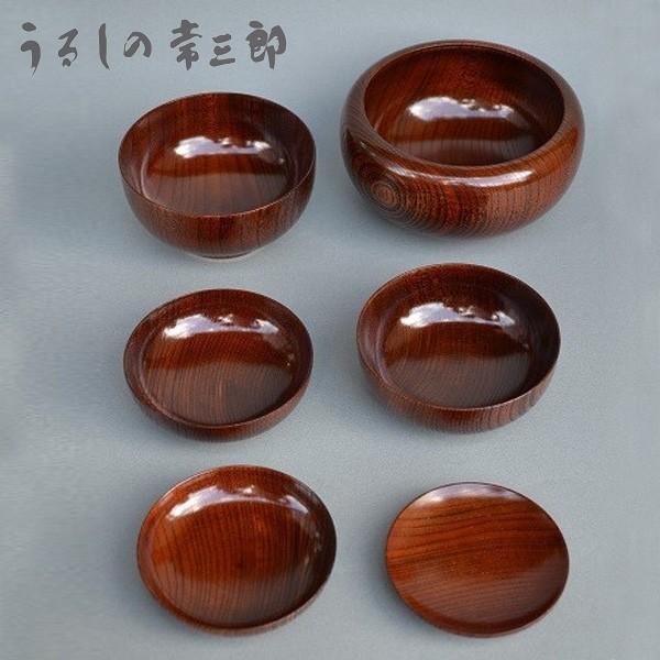 欅（けやき）応量器　木製拭漆　箱入り　日本製/漆器/和食器/皿/　｜urushino｜05