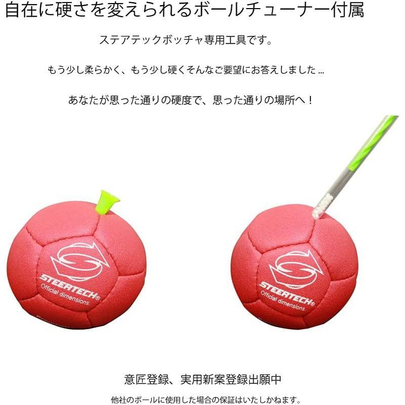 ステアテック BASICボッチャセット (一社)レクレーションボッチャ協会公認球 ボールチューナー付属 BASICボッチャセット 一社 レクレーションボッチャ協会公認球 ボールチューナー付属
