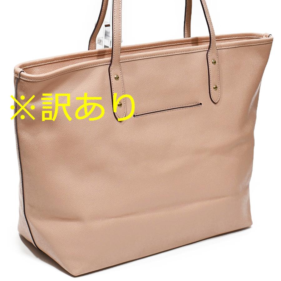 【並行輸入品】 訳あり コーチ トート バッグ COACH F11926 IMA55 ラージ クロスグレイン レザー シティー ジップ トート ヌードピンク | COACH | 07