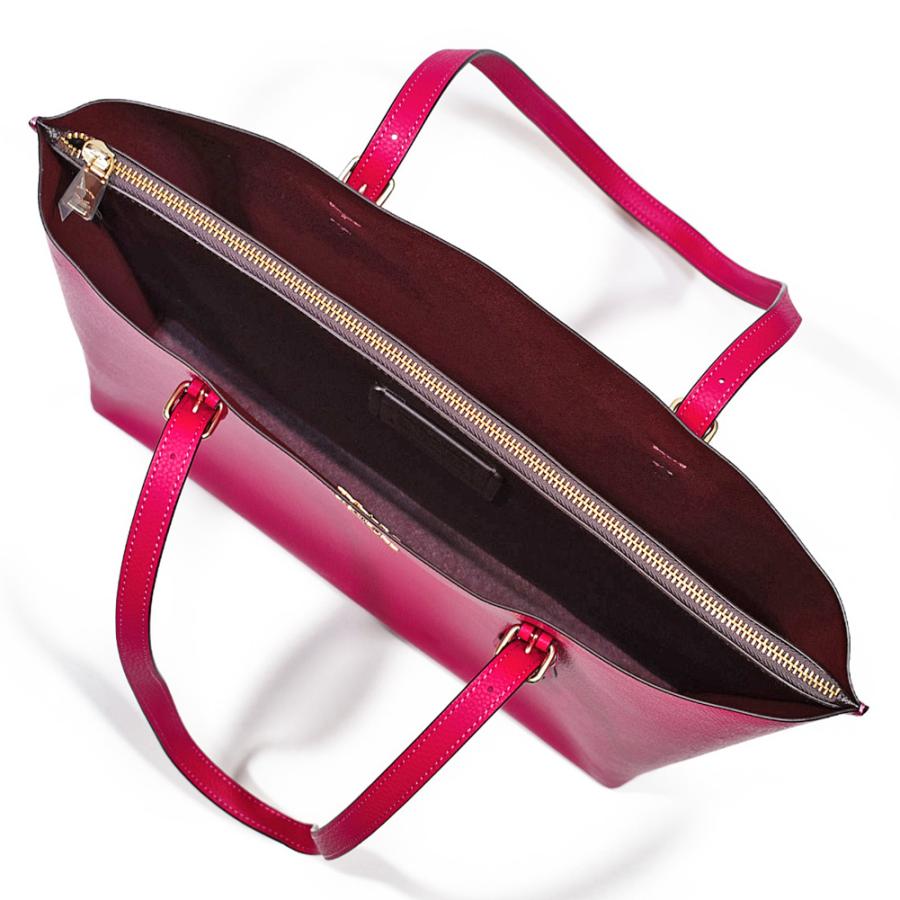 【並行輸入品】 コーチ トート バッグ COACH 1671 IMRF8 モリ― レザー トート エレクトリックピンク/ワイン | COACH | 04