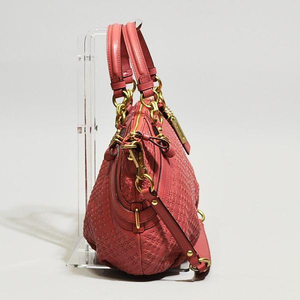 【並行輸入品】 コーチバッグ トート ショルダー 2WAY COACH マディソン ウーブン レザー ソフィア F22861 B4/RO Rose ローズ | COACH | 02